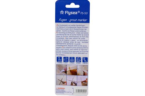 Маркер краска для плиточных швов Flysea Grout Marker 2-4 мм + 3 ...