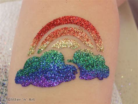 Rainbow Temporary Tattoo 143 Pack Of 5 Or 25 Temporary Tattoo Store