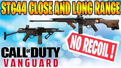 Cod Vanguard Stg No Recoil Best Close Long Range Class Setup