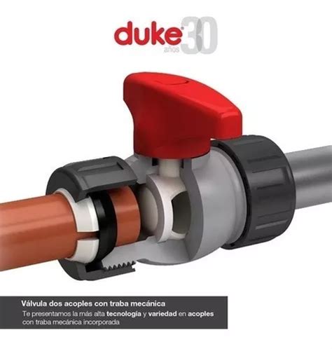 Acople Rapido Llave De Paso Valvula De Compresion Duke En Venta En