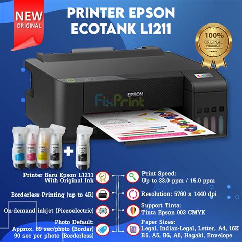 Jual Printer Epson Ecotank L L New Pengganti Epson L With