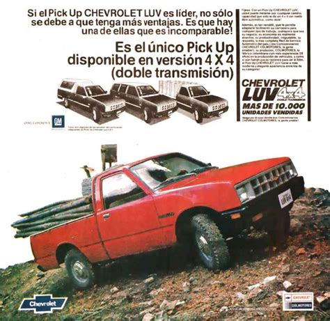 Chevrolet Luv La Pick Up Pionera Que Por Años Ostentó La Fuerza De Un