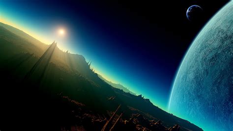 Wallpaper Science Fiction Planet Landscape 72 Images