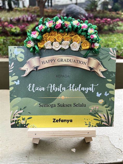 Papan Karangan Bunga Mini Papan Bunga Mini Ulang Tahun Graduation