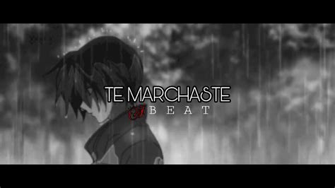 Te Marchaste Base De Rap Romántico Desamor Instrumental De Rap