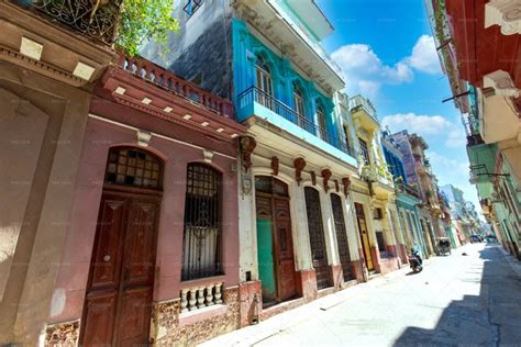 Colorful Street In Old Havana - Stock Photos | Motion Array