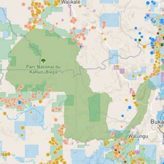 map of Kahuzi-Biega National Park showing the highland and lowland... | Download Scientific Diagram