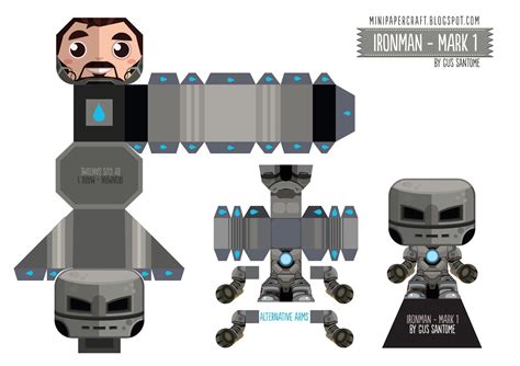 Mini Papercraft: IRONMAN - MARK 1