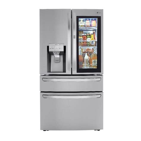 Lg Cu Ft French Door Refrigerator Instaview Full Convert Drawer