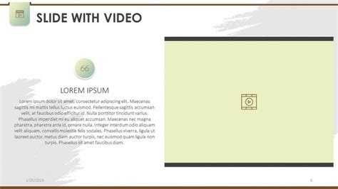 PowerPoint Slides with Video Template | Free Download