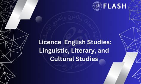 English Studies Linguistic Literary And Cultural Studies Flash Ait