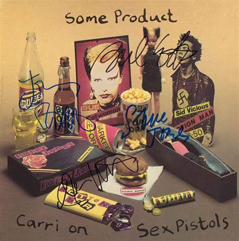 Sex Pistols Band Signed Carri On Some Product Album Artist Signed