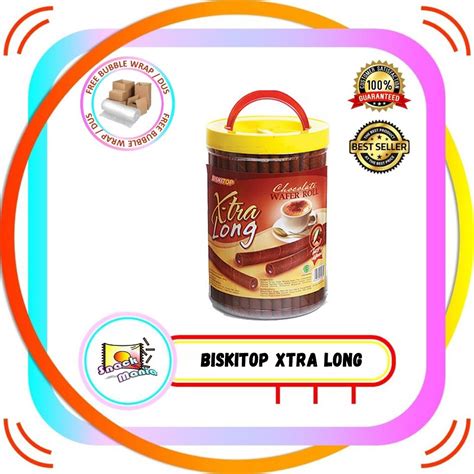 Jual Biskitop Xtra Long Wafer Roll Chocolate 700 Gr Cokelat Coklat