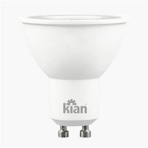 Kit 9 Lâmpadas Led Mr16 6 5w 2700k Branca Morna Bivolt Kian Lâmpada