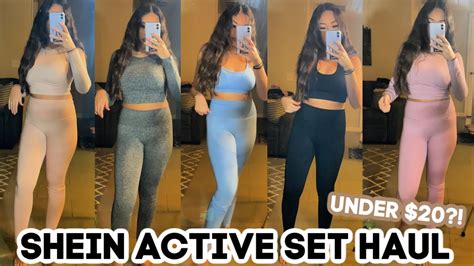 Shein Haul 2021 Affordable Workout Clothes Gymshark Dupes Youtube