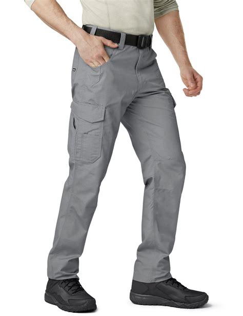 Men Cqr Mens Ripstop Work Pants Outdoor Utility Operator Edc Straight