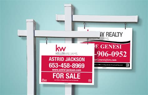 Keller Williams Real Estate Signs