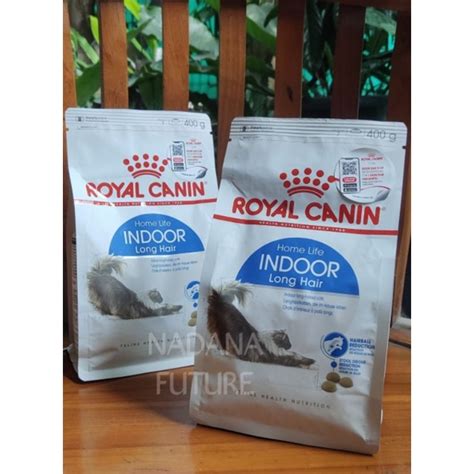 Jual Royal Canin Indoor Long Hair 400g Fresh Pack Dryfood Makanan