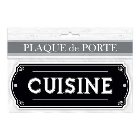 Plaque De Porte En Métal Cuisine