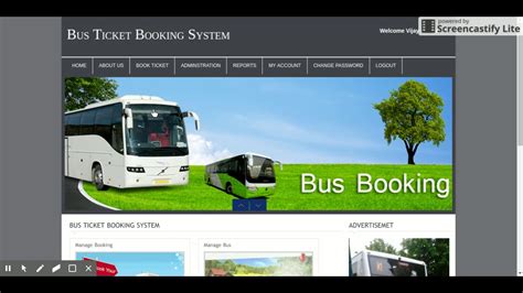 Bus Ticket Management System Php And Mysql Project Source Code Php