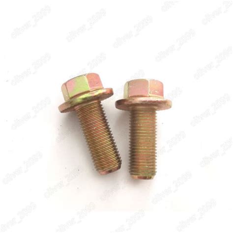 Color Zinc Steel Fine Thread Hexagon Flange Head Bolts M M M