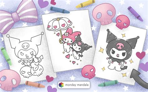 22 Kuromi Coloring Pages Free Pdf Printables