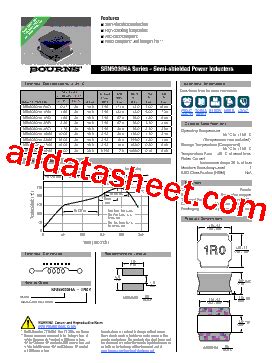 SRN5030HA 100M Datasheet PDF Bourns Electronic Solutions