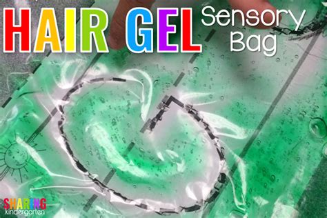 Hair Gel Sensory Bag - Sharing Kindergarten