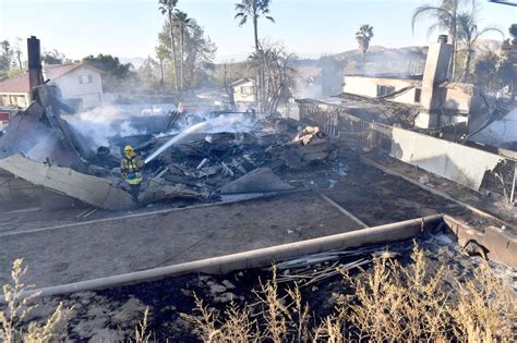 Hillside Fire In North San Bernardino Is 50 Contained Evacuations