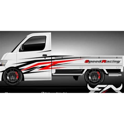 Jual Stiker Mobil Pick Up Suzuki Apv Terbaru Stiker Cutting Mobil Pick