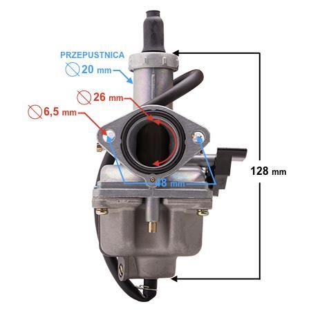 Gaźnik Moretti Pz26 125Cc 4T P 20Mm Ssanie Dźwigni Jednoslady Sklep pl