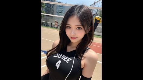 Ai Artㅣa Girl In A Volleyball Uniformㅣseaartai Youtube