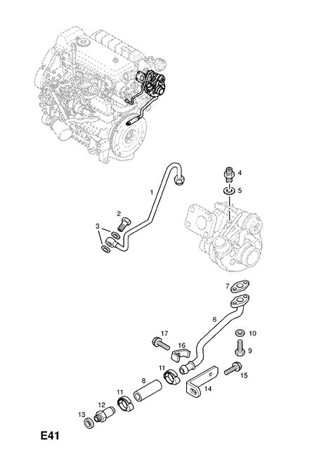 Opel Movano A Oil Pipes Valves And Fittings Opel Epc Online