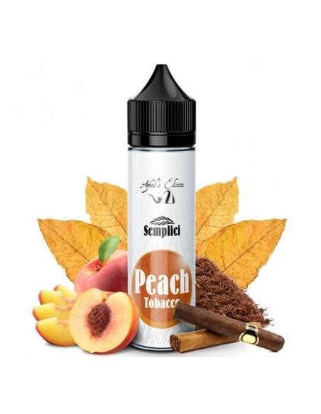 Peach Tobacco Liquido Azhad S Elixirs Tabacco 20ml Svapoebasta