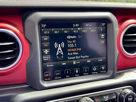 2020 2023 Jeep Gladiator Jt Uaq Uconnect 4c Navigation 8 4 Inch Displa