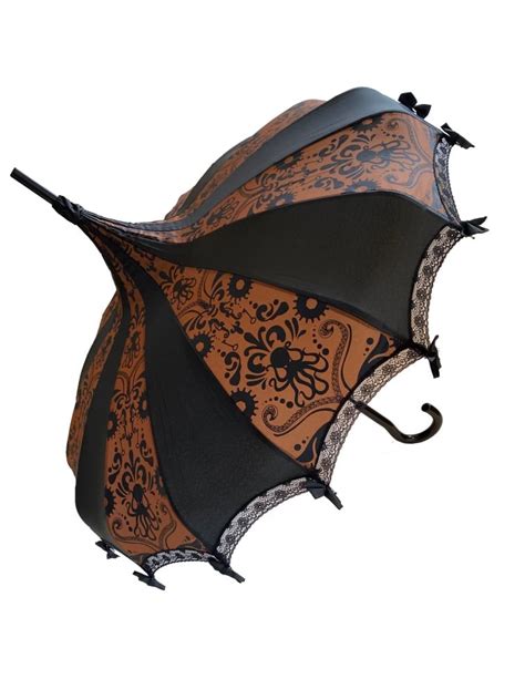 Brown Steampunk Sea Parasol Umbrella 100 Brand New High Quality