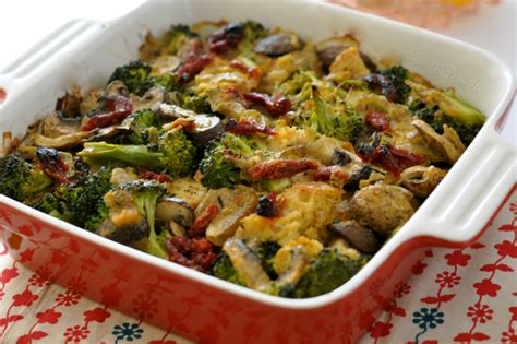 Creamy Broccoli Casserole With Mushrooms