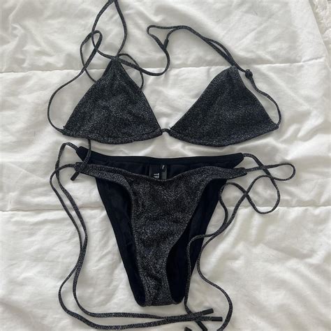 Triangl Sparkle Bikini Basically Brand New A Bit Depop