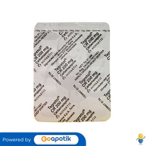 Tegretol Cr 200 Mg Tablet Kegunaan Efek Samping Dosis Dan Aturan Pakai