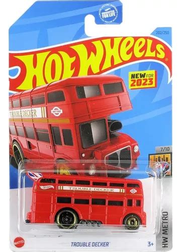 Autitos Hot Wheels X Unidad Auto Original Mattel Bus Ingles Mercadolibre