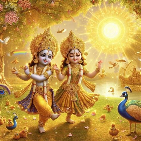 Shri Laxmi Narayan Shri Radha Krishna Talking Feeding Playing