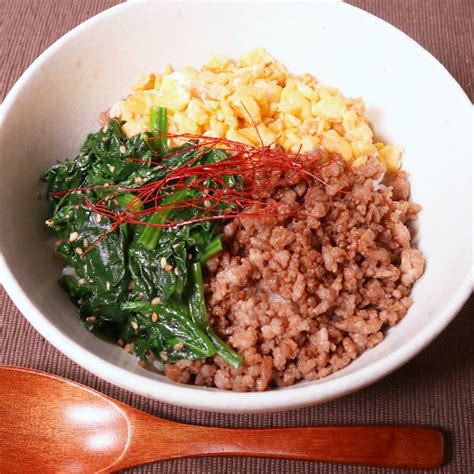 彩り鮮やか！基本の三色丼 作り方・レシピ クラシル