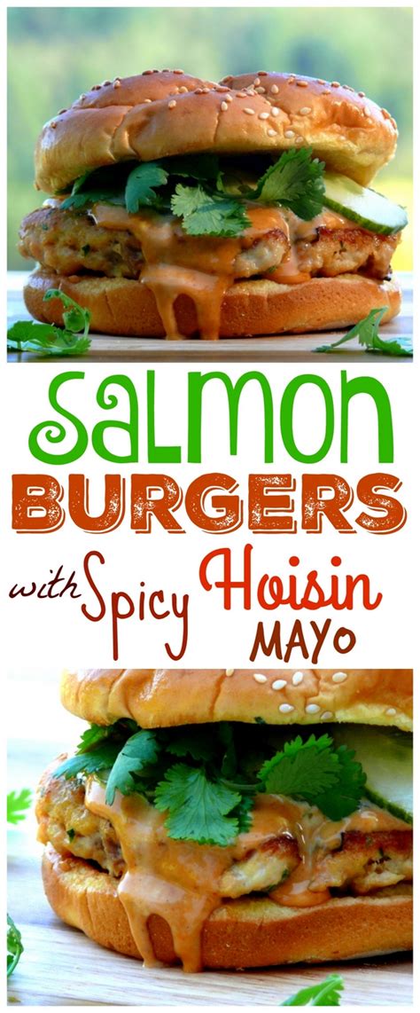 Salmon Burgers With Spicy Hoisin Mayo Video