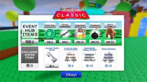 All Rewards in Roblox The Classic and how to get them