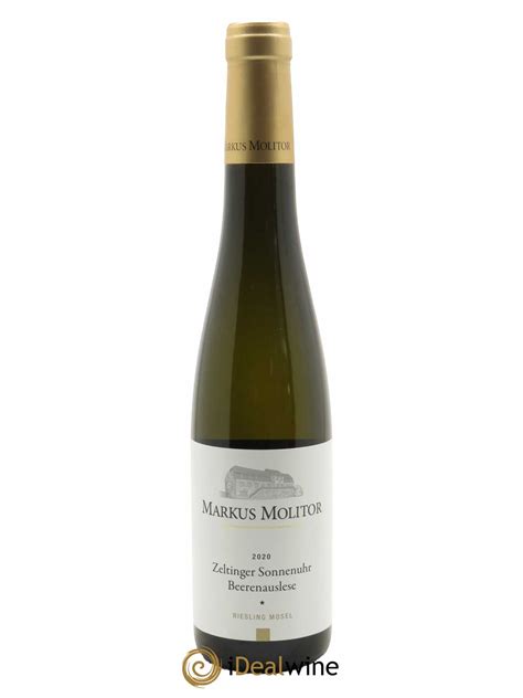 Acheter Riesling Markus Molitor Zeltinger Sonnenuhr Beerenauslese Gold