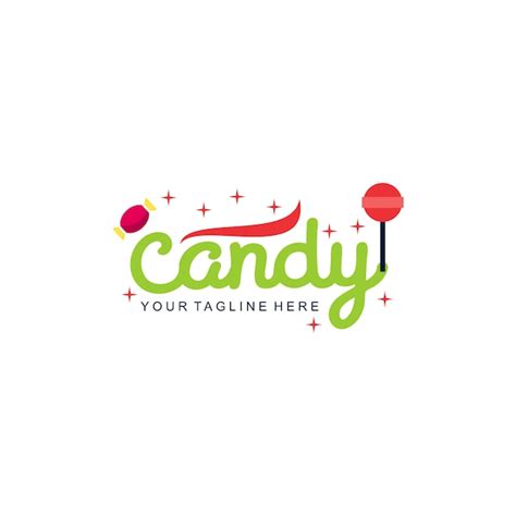 Premium Vector | Candy logo vector.