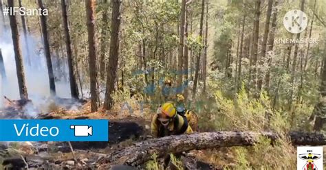 Declarado El Nivel Por Un Incendio Forestal En Santa Colomba De