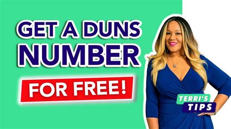 Get A Duns Number For Free Build Business Credit Get Ein Credit Get