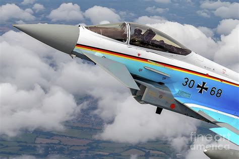 German Luftwaffe Eurofighter Typhoon In Flight B2 Photograph By Nir Ben