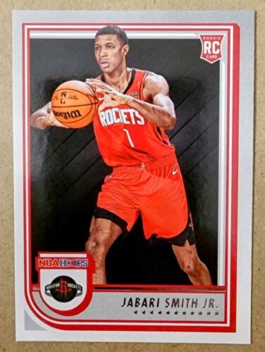 2022 23 Panini Nba Hoops Jabari Smith Jr Rookie Card Rc 233 Houston